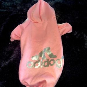 Cute dog Adidas sweatsuit